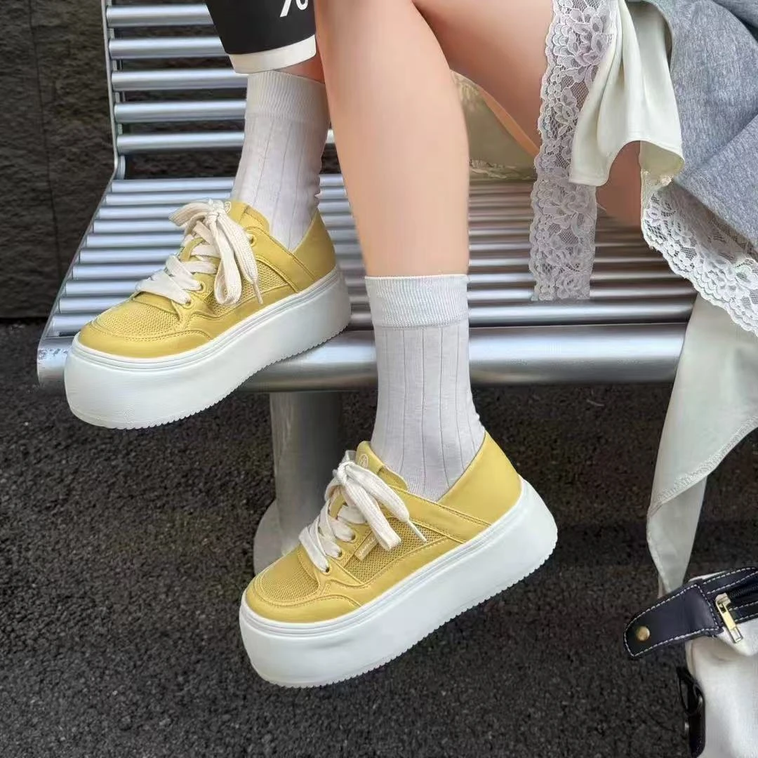 夏季轻便厚底不重两穿休闲板鞋女2922