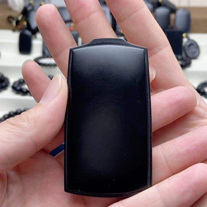 未镶嵌手链和田玉（墨玉）大四七无事牌79.6克