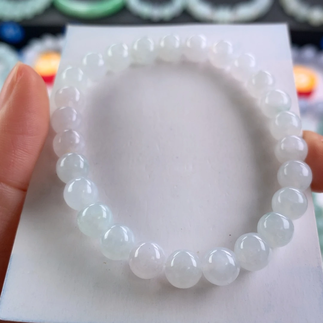 翡翠未镶嵌手链卡7