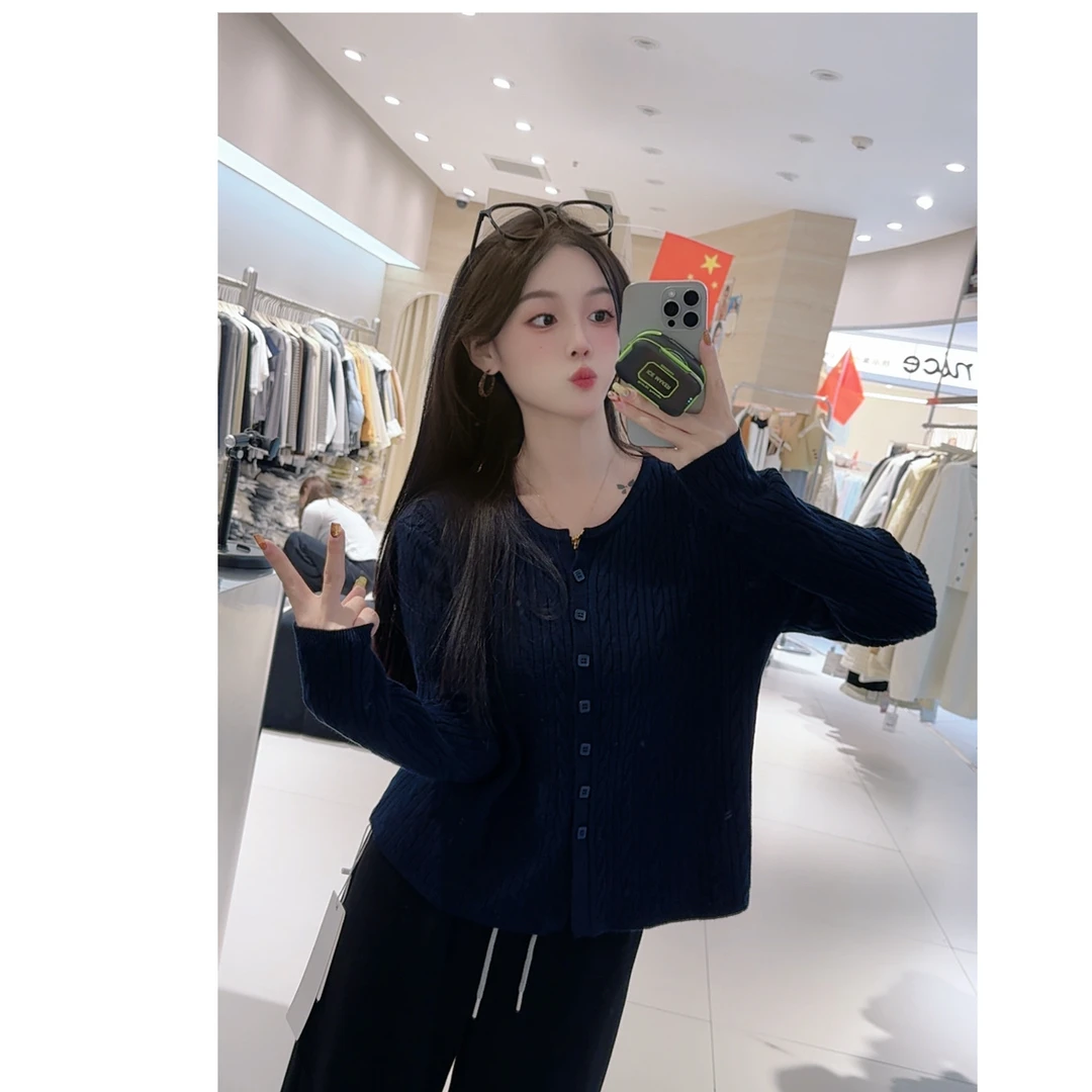 841宽松版麻花毛衣