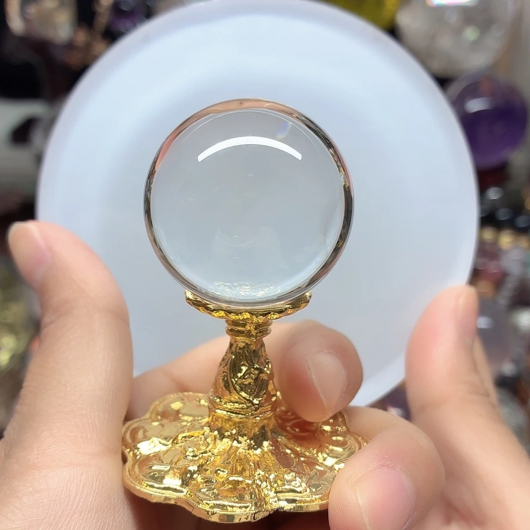 水晶未镶嵌珠宝半成品净体白水晶35