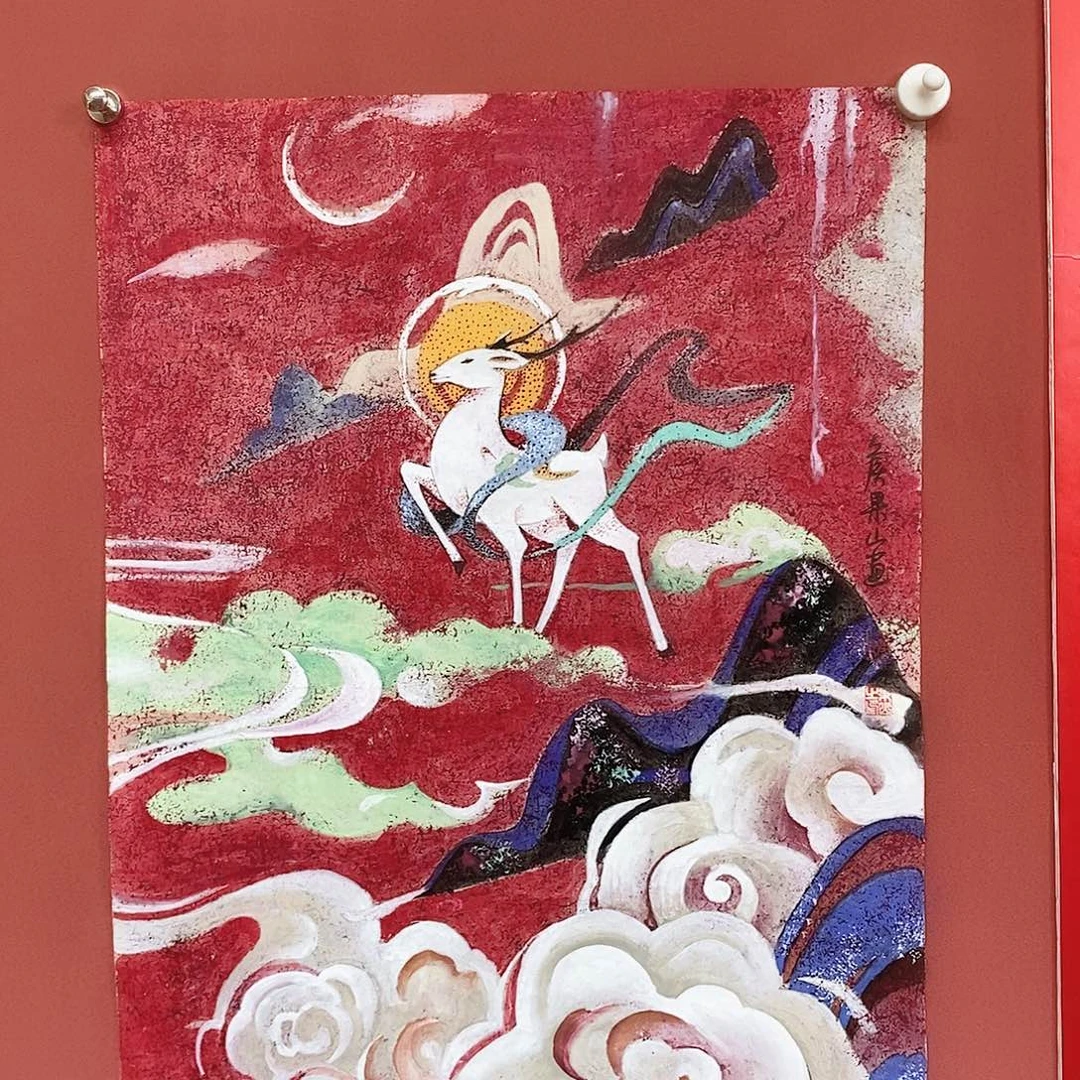 国画大风堂嫡传-侯果山老师作品路