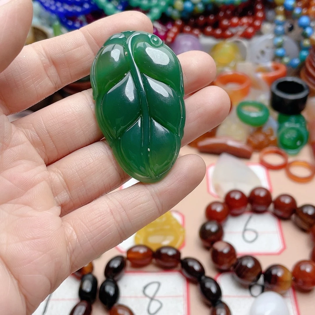 玛瑙/玉髓颈饰合金阿*