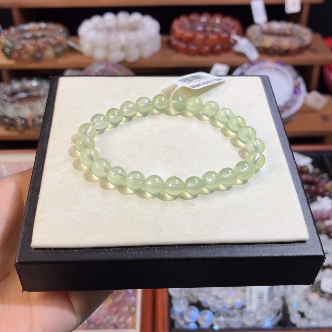 水晶未镶嵌手串葡萄石