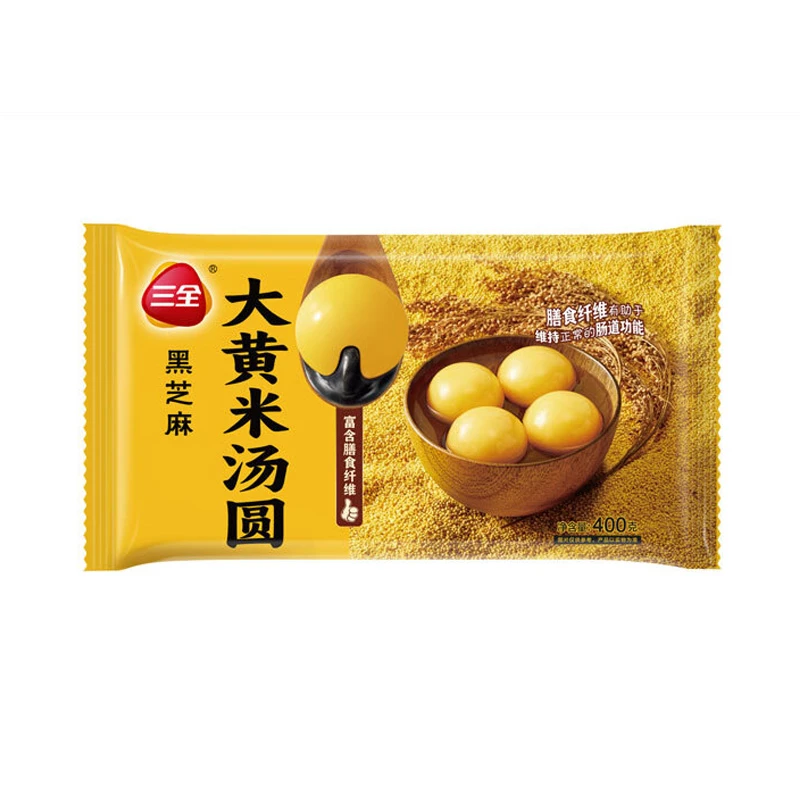 三全凌精装大黄米黑芝麻汤圆400g