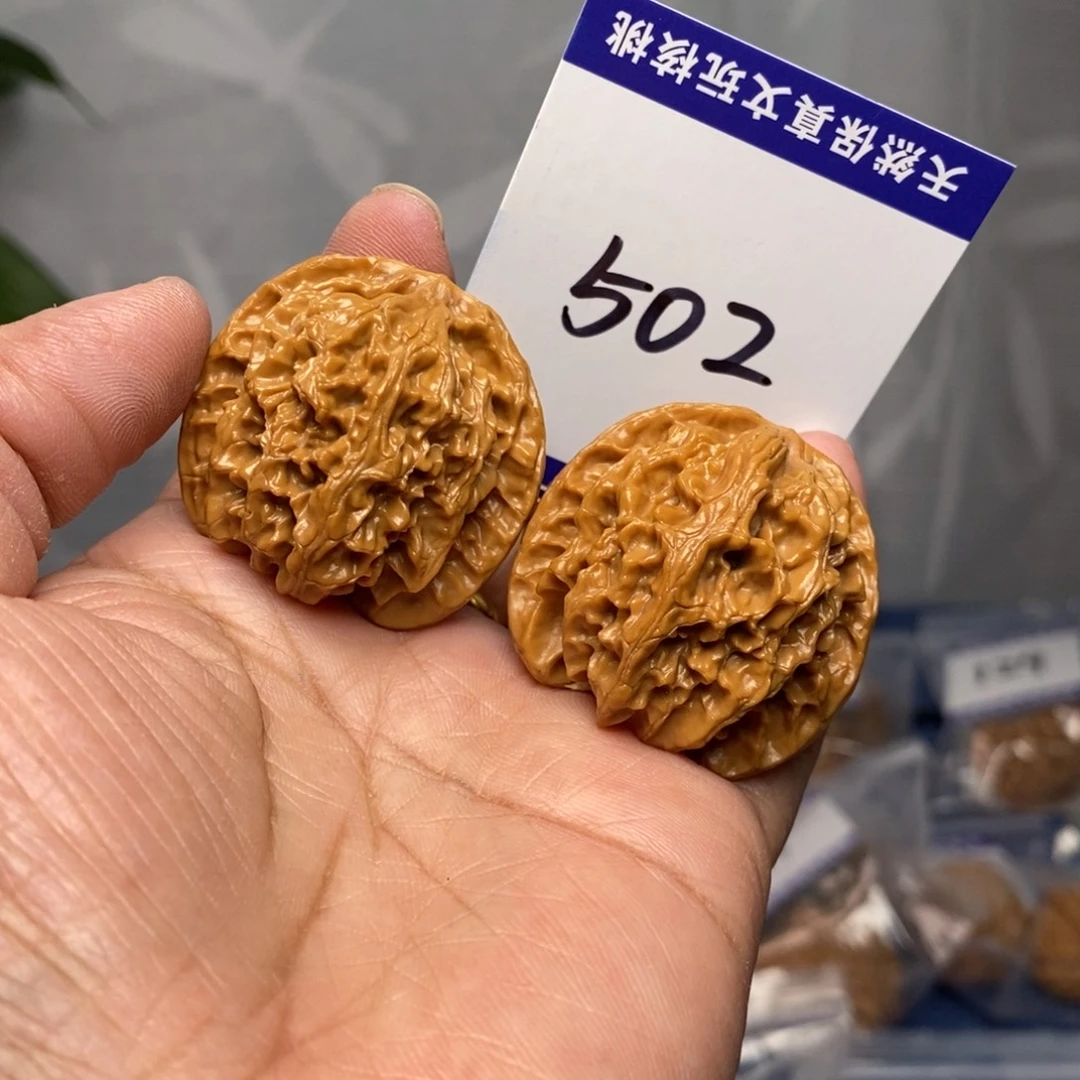 文玩核桃把件36.5苹果园