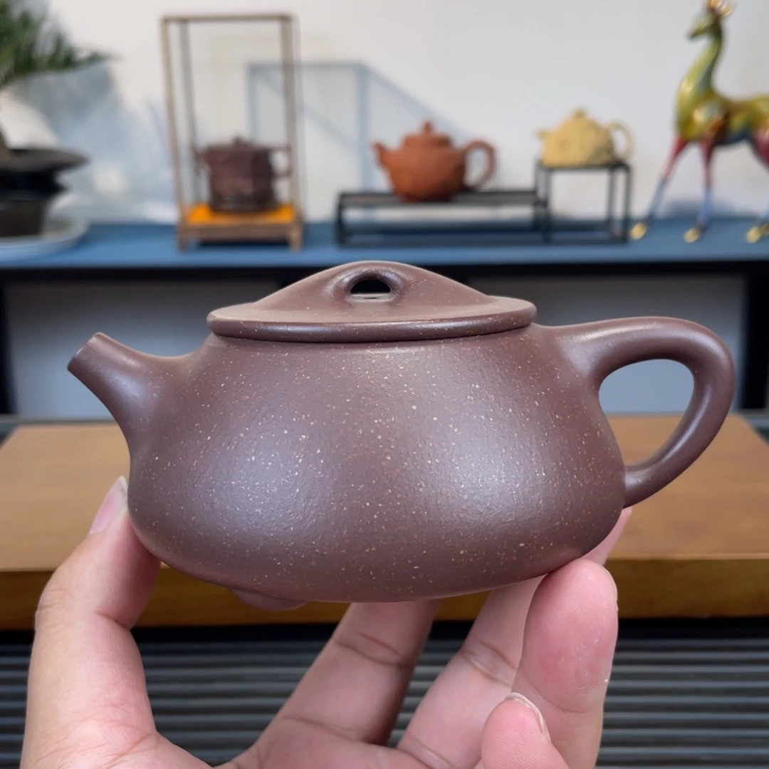茶壶紫砂底槽青景舟石瓢230cc