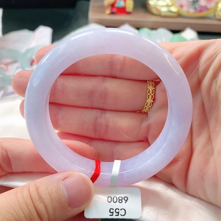 翡翠未镶嵌手镯缅甸A货翡翠手镯