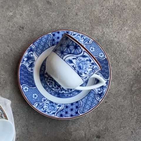 瓷其他咖啡杯一套