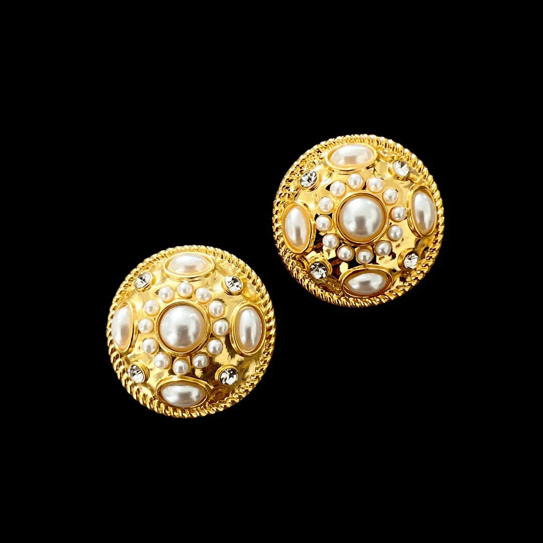 铜合金耳饰 F3574时尚手作耳钉 孤品