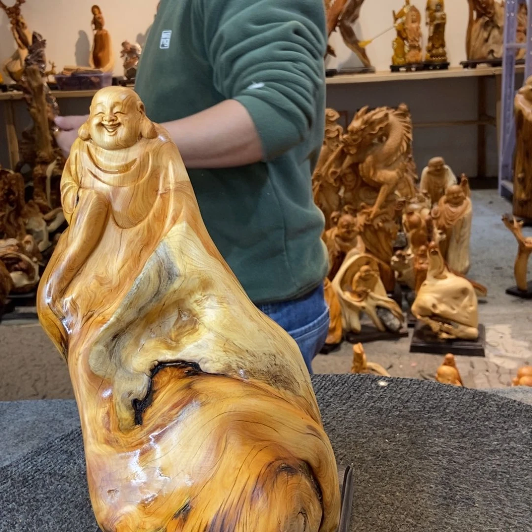 柏木（崖柏）太行崖柏根雕摆件