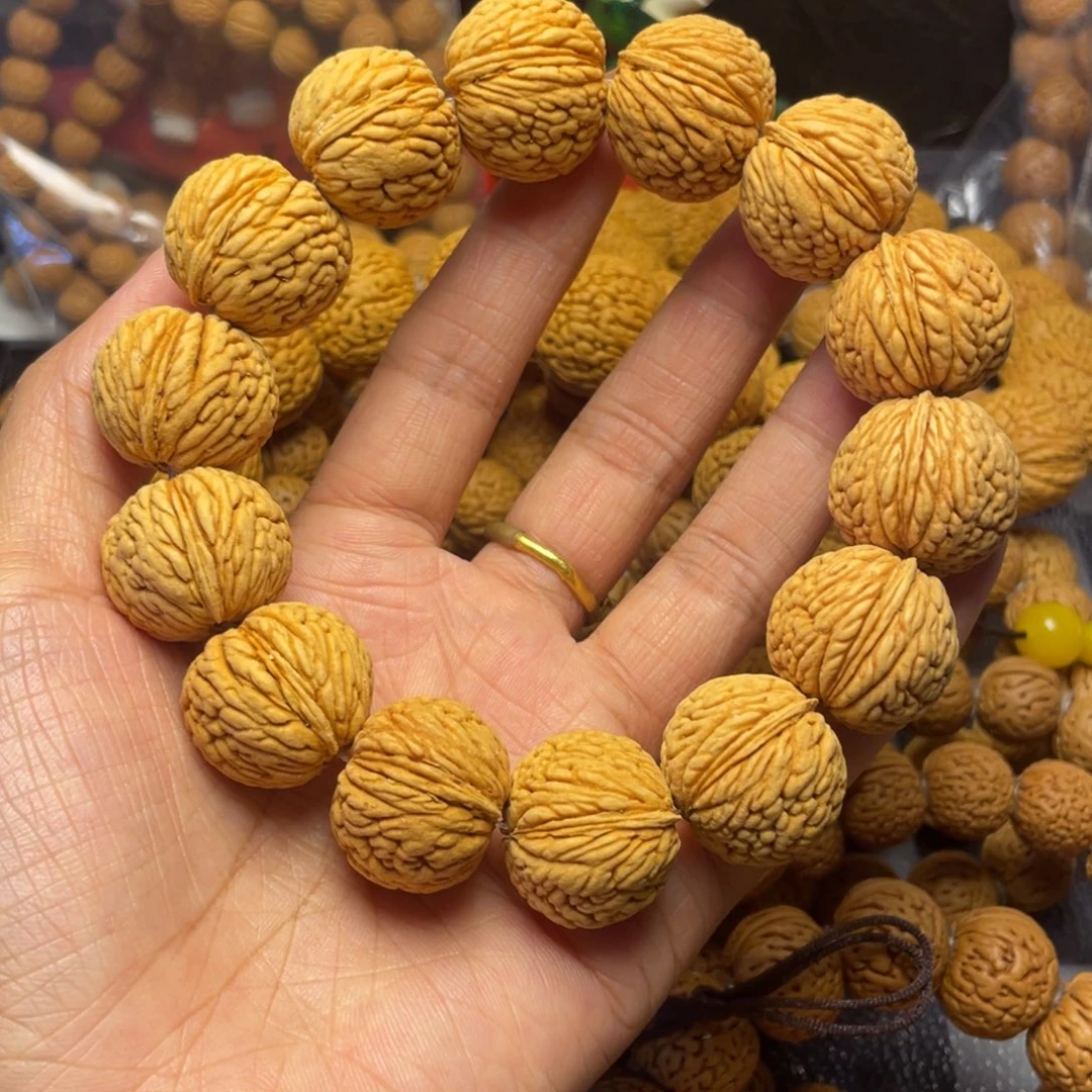 吊坠桃核横**客22.5龙鳞王手串