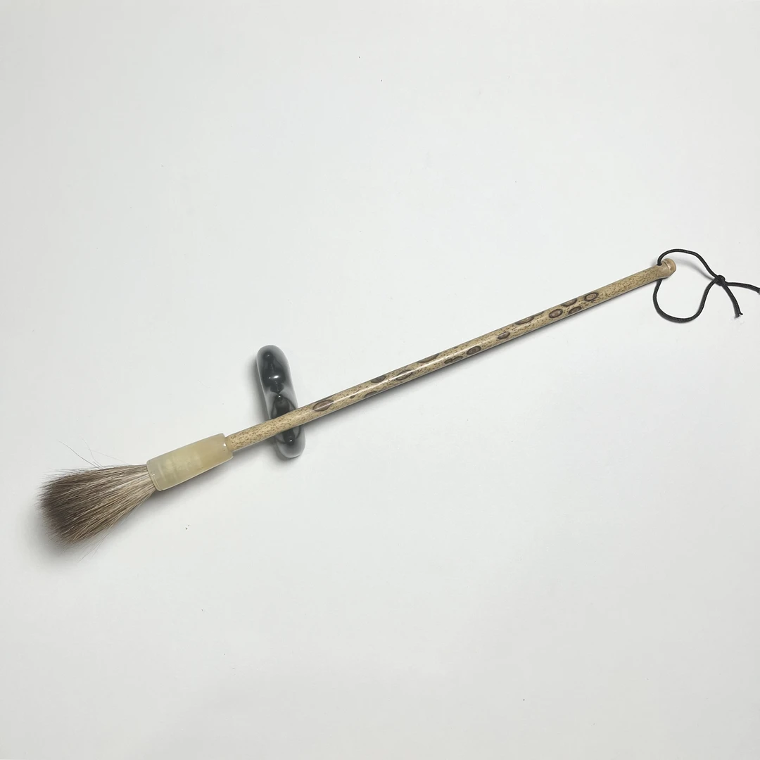 口径1.0cm出峰4.0cm狐狸毛湘妃竹散峰