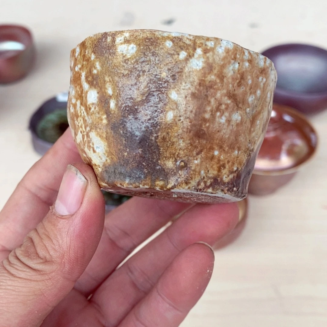 柴燒茶具陶瓷杯子拆包福利