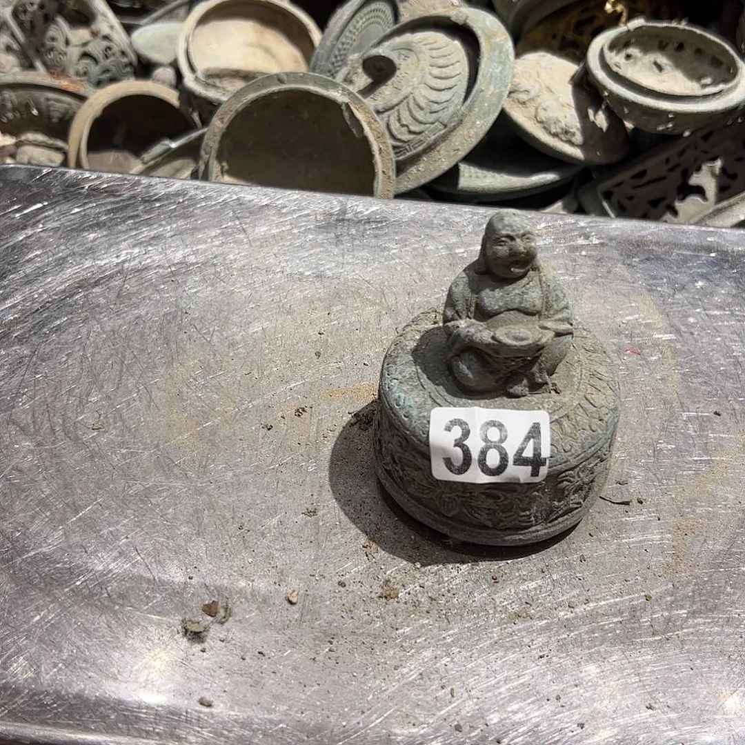 小****K微瑕疵黄铜摆件工艺品