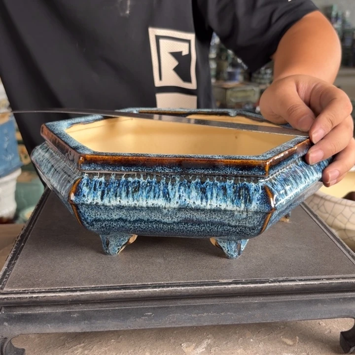 。一风堂石湾花盆 内21*6