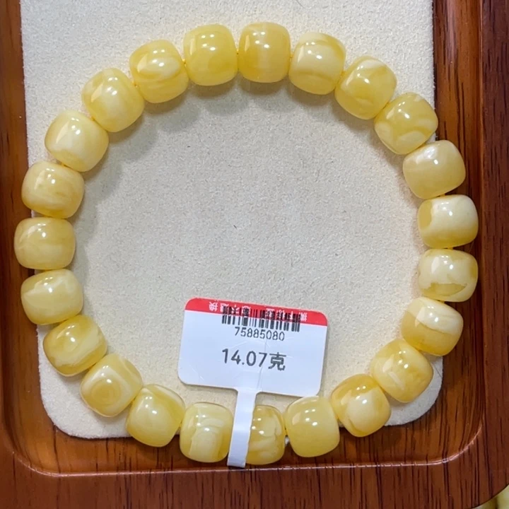 琥珀手链未镶嵌犯***人蜜蜡