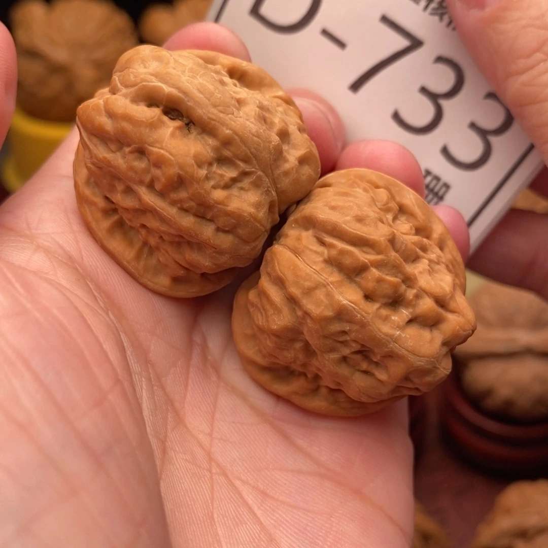 文玩核桃把件开背蛙34