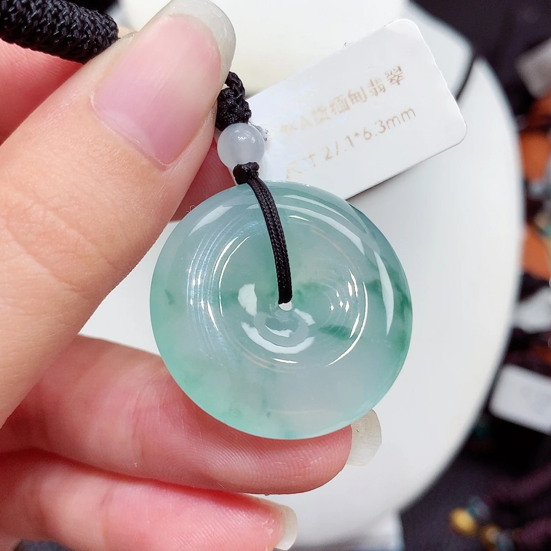 翡翠未镶嵌颈饰翡翠77，27.1/6.3