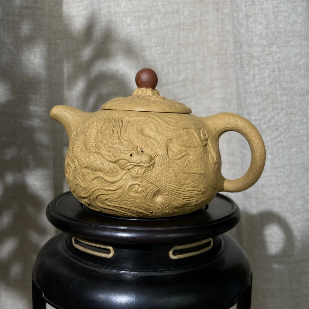 宜兴手工紫砂陶 茶壶GS3312-2