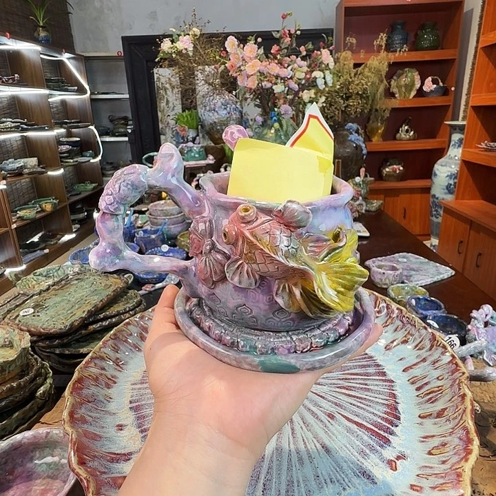 潘****纯手工咖啡杯盘碗