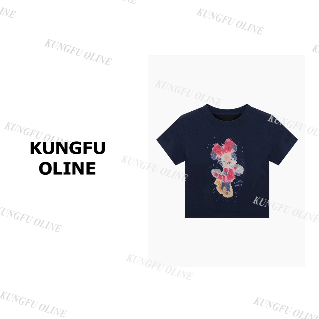 【米妮】T0894春款复古提花高级百搭设计师短袖2025上衣新