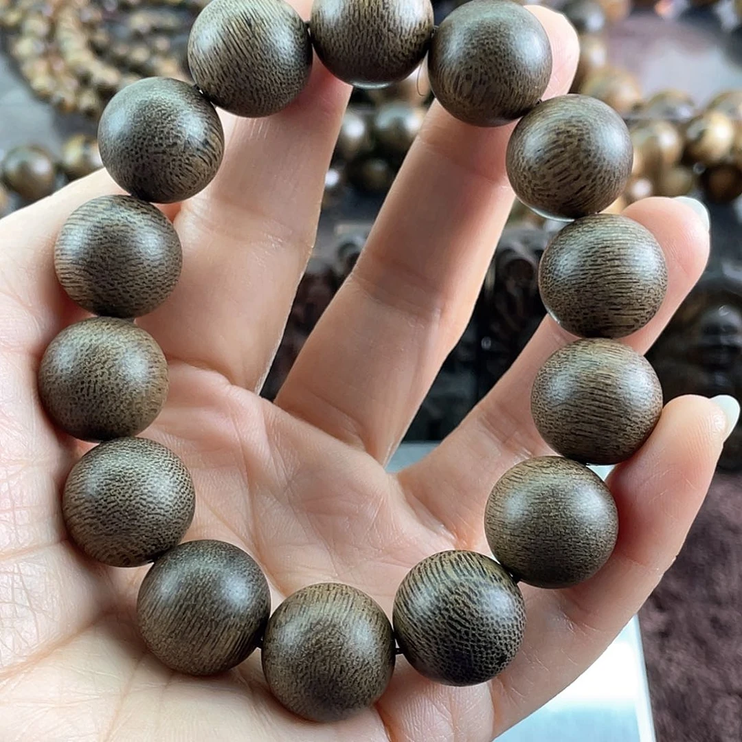 沉香手串江*鱼越南芽庄白棋