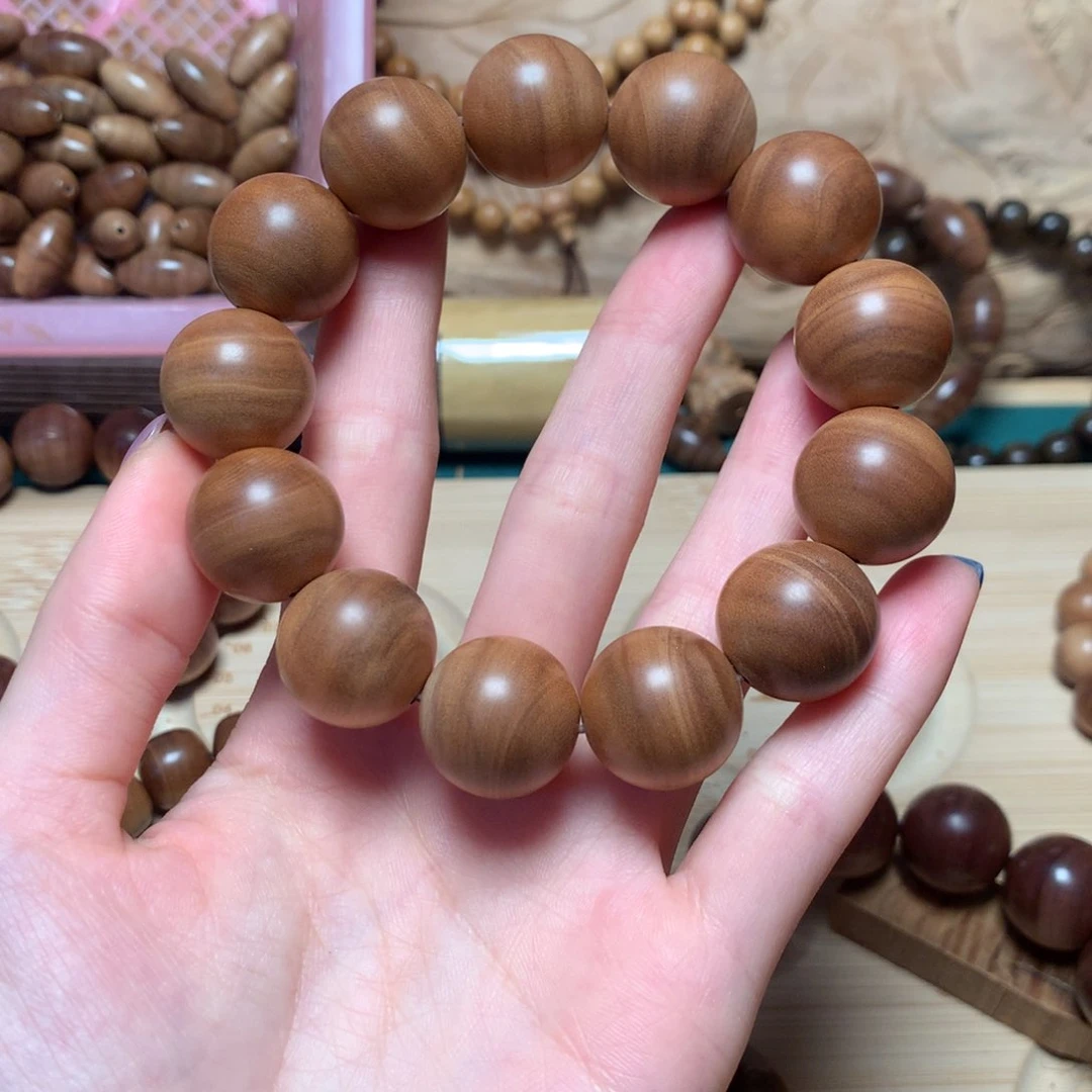 檀香木手串/手链顺**木迈索尔老山檀18清货