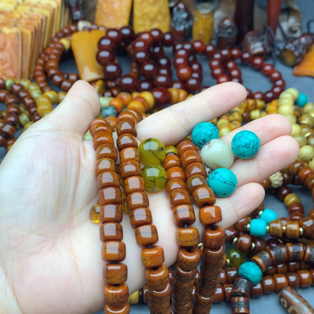 ‍****牛骨手串/手链牦牛骨脖挂