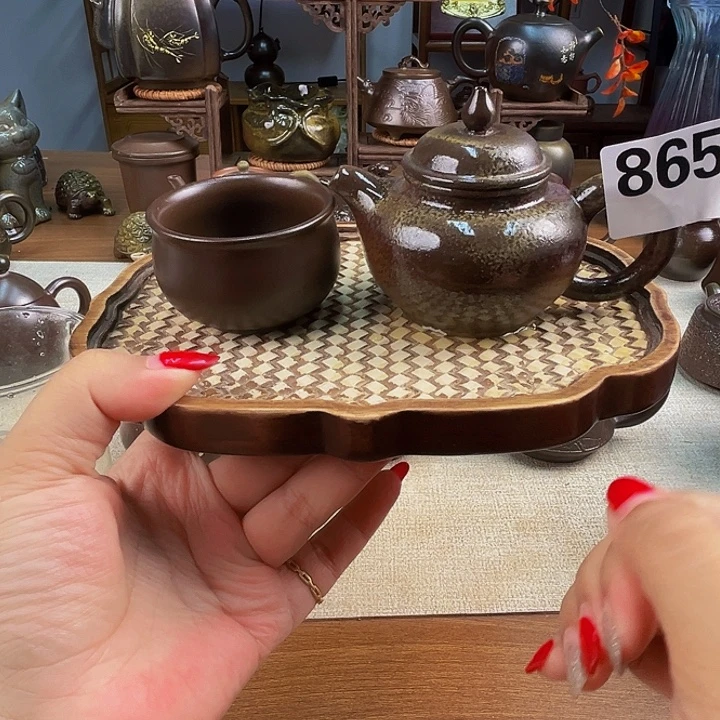 柴烧壶泡茶香柴燒壺泡茶