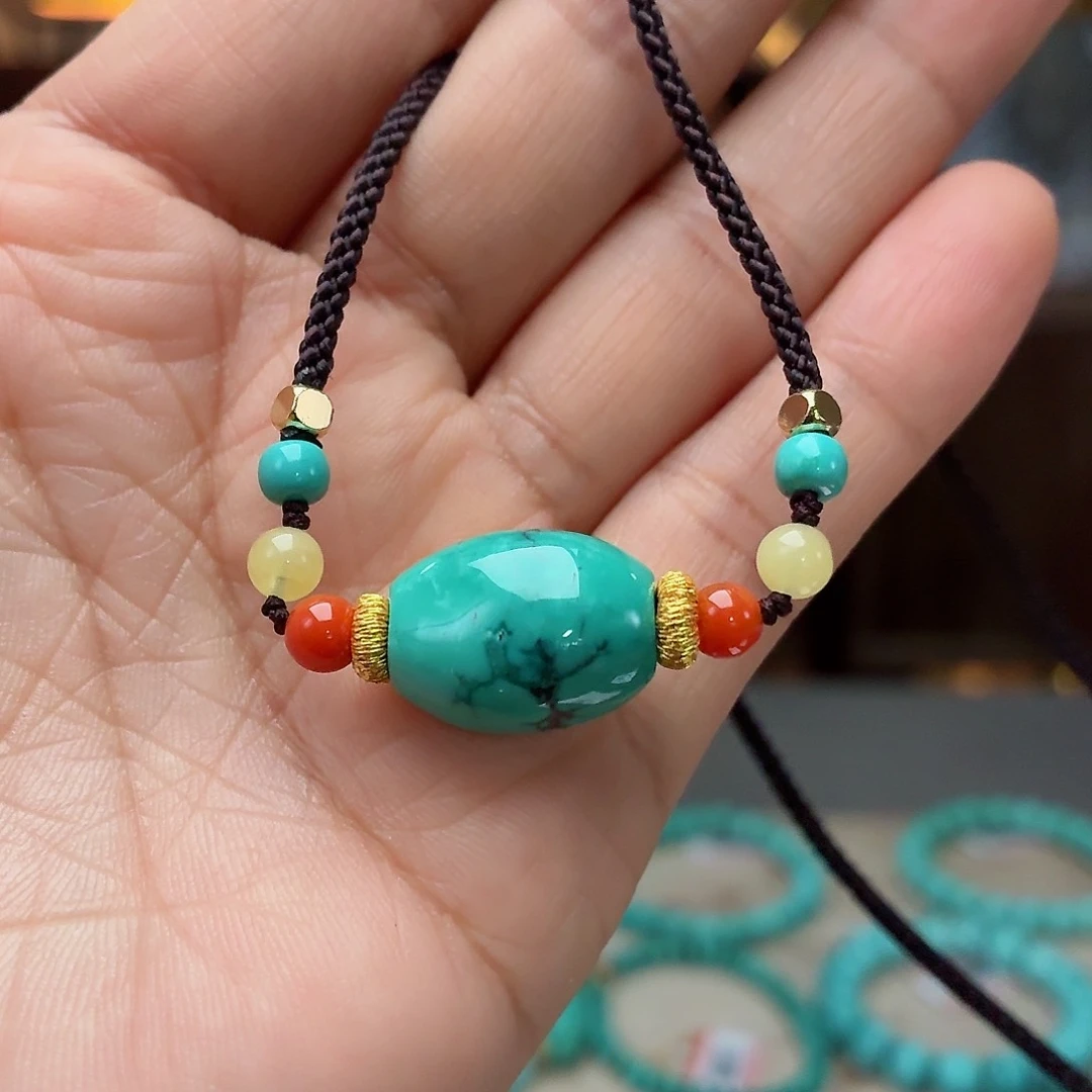 未镶嵌绿松石珠宝奇石