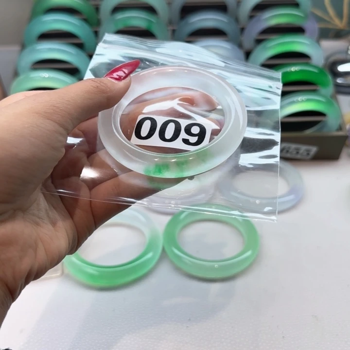 玉彼**开时尚飘花手镯009