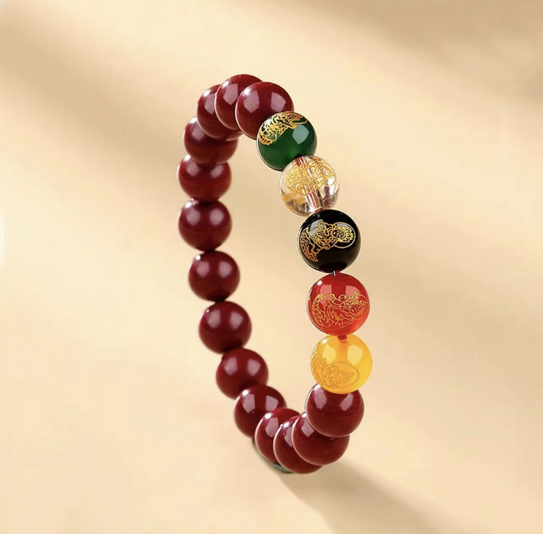 五路财神精美手串 D924精美手串 高端文玩手串 手串 挂 -（无礼盒）