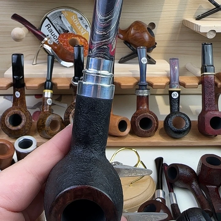 石楠木扰流款烟斗手工