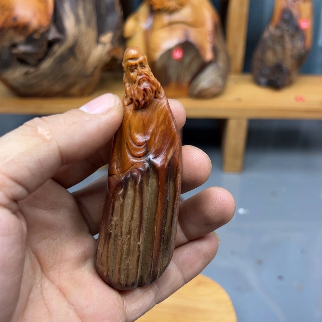 用***1木崖柏木摆件手把件
