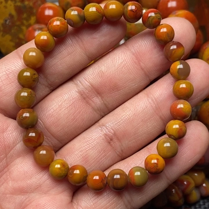玛瑙/玉髓手串未镶嵌旺*
