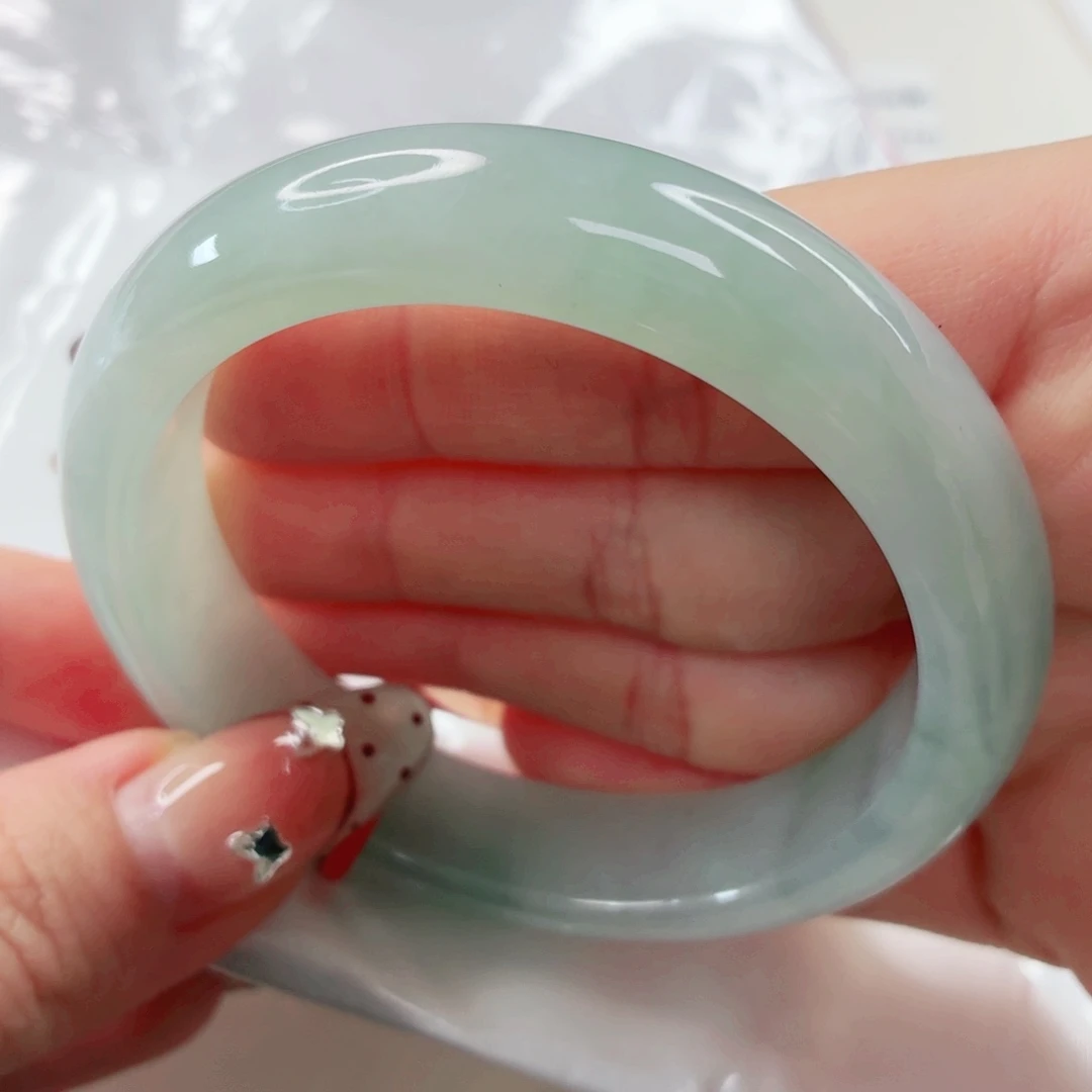 翡翠未镶嵌手镯54.7x311