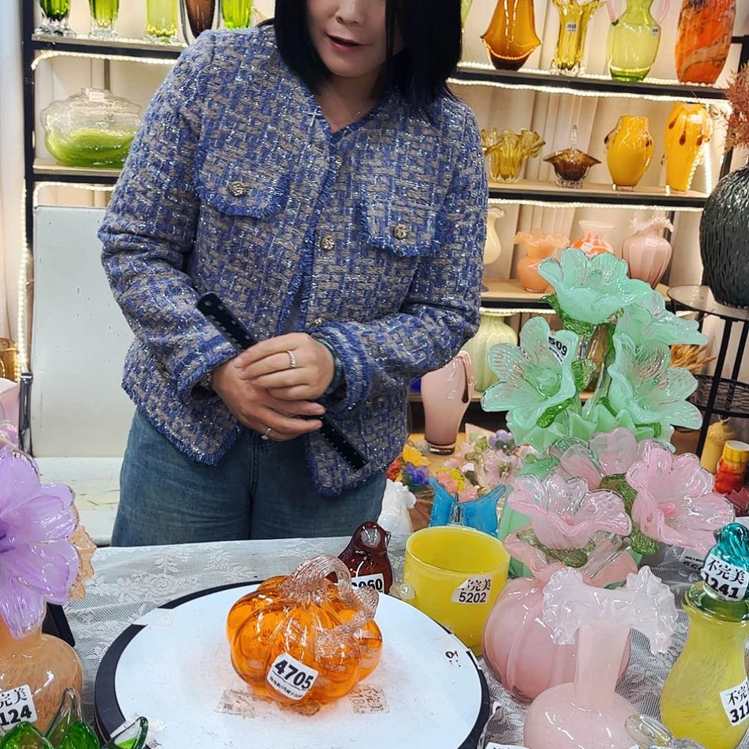 南瓜4705 家悦美居琉璃摆件