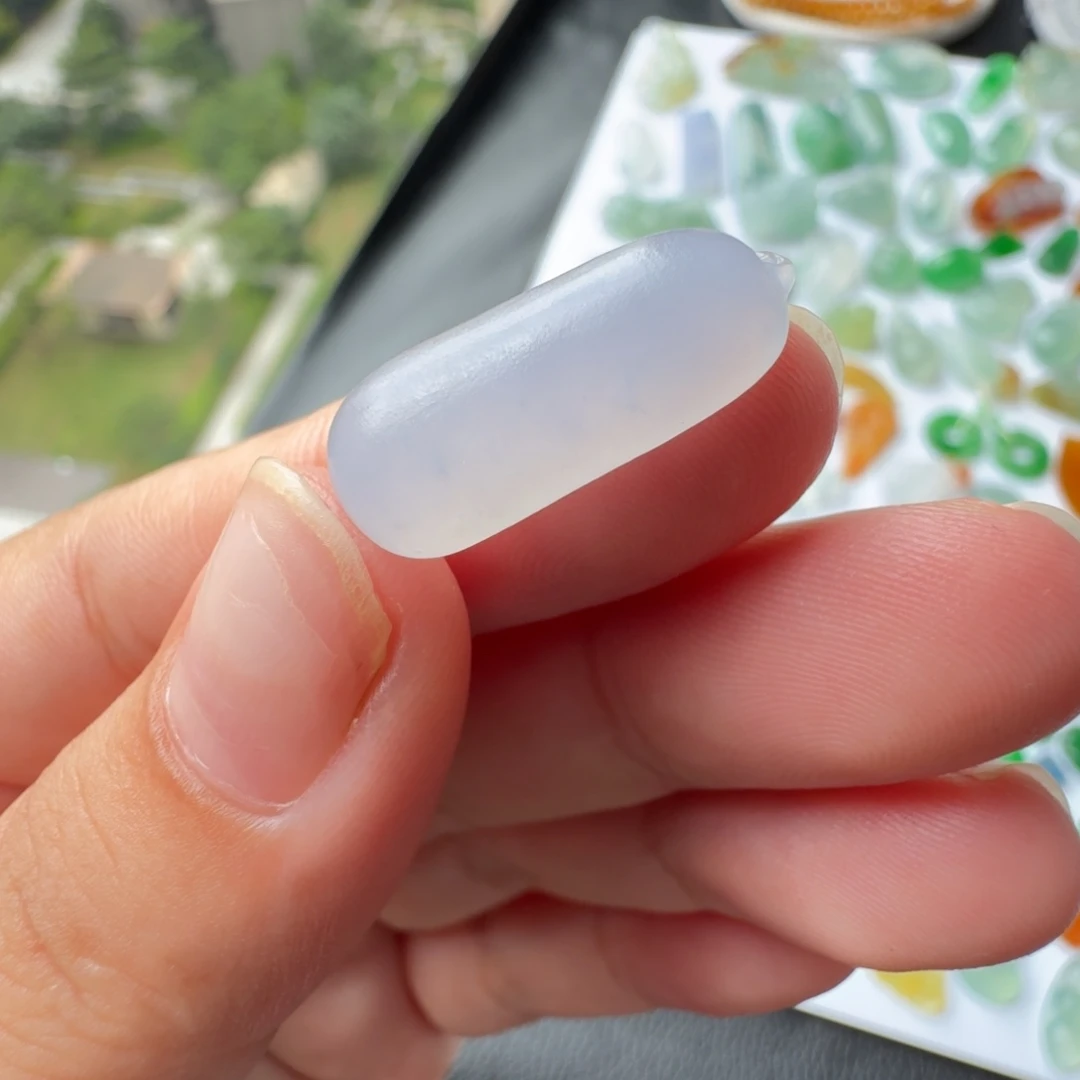 定制翡翠未镶嵌冰紫福瓜