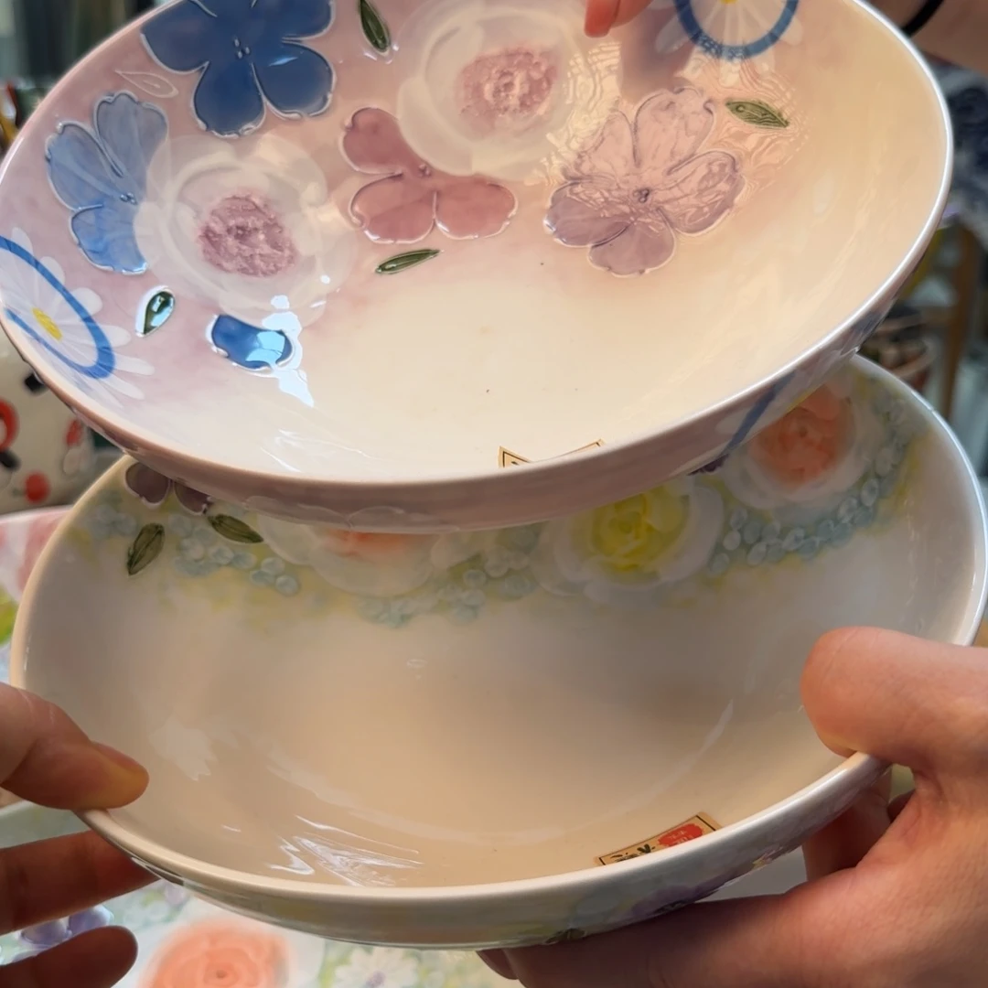 陶瓷濑户烧新款葫芦深盘2只，看图