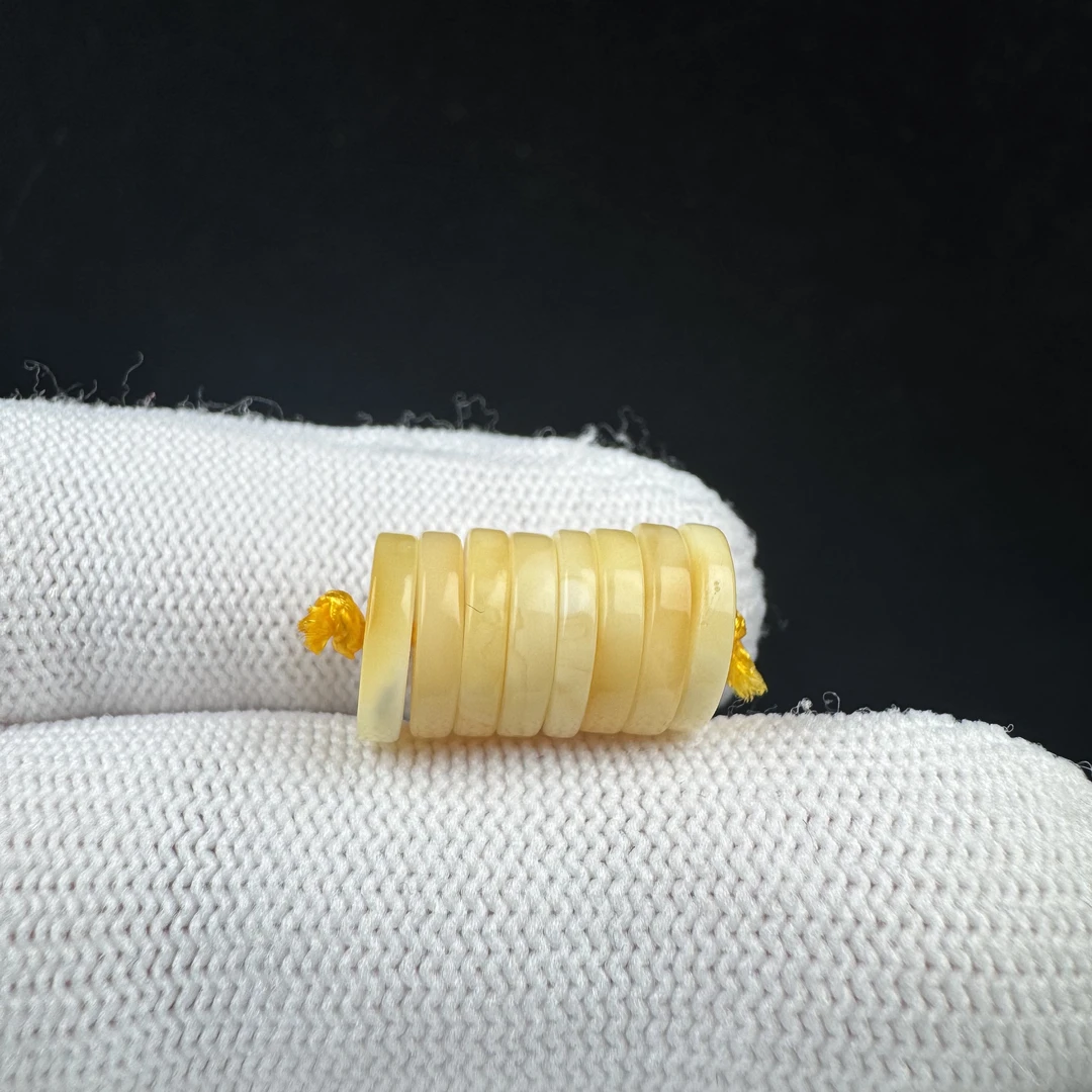 K3751天然原矿蜜蜡 隔片10mm支持复检假一罚十