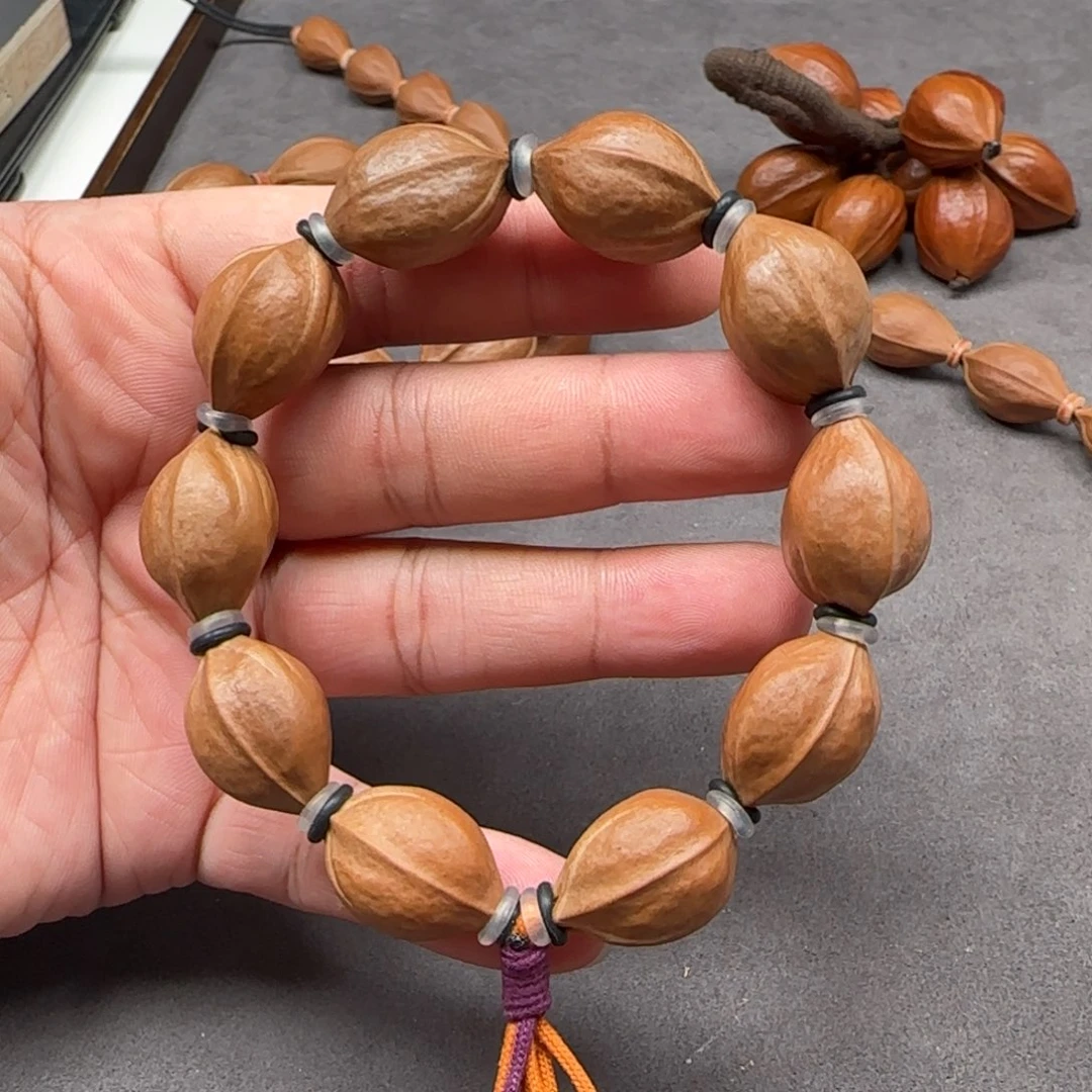 手串橄榄核1.6x2.4 精挑 小尺寸原生态梅林铁核