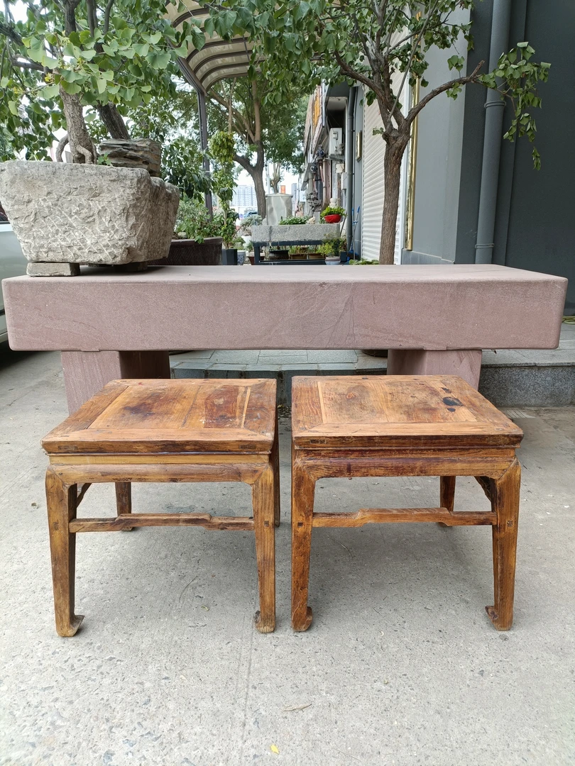 方桌凳子组合实木家具