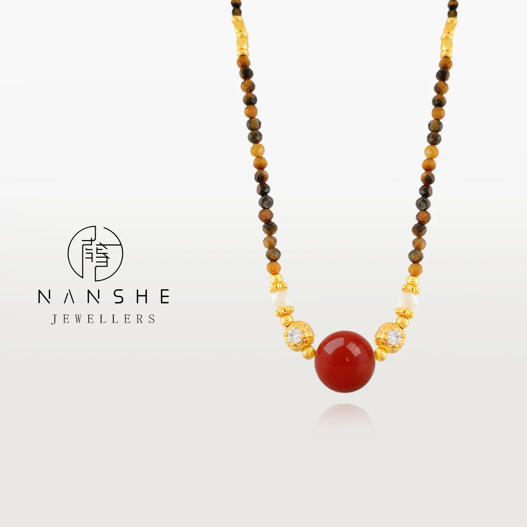 NANSHE南奢 秋上新新中式轻奢饰品珠珠项链L1745