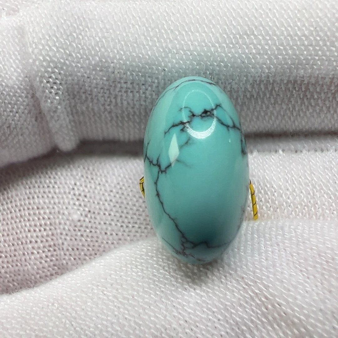 绿松石未镶嵌配饰13.7×7.5