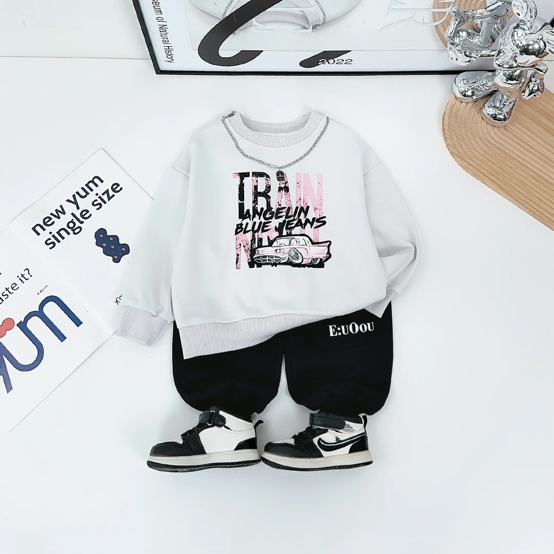 儿童卫衣长袖2025新款春装男童春秋上衣潮 DMC6521 悠悠童话童装