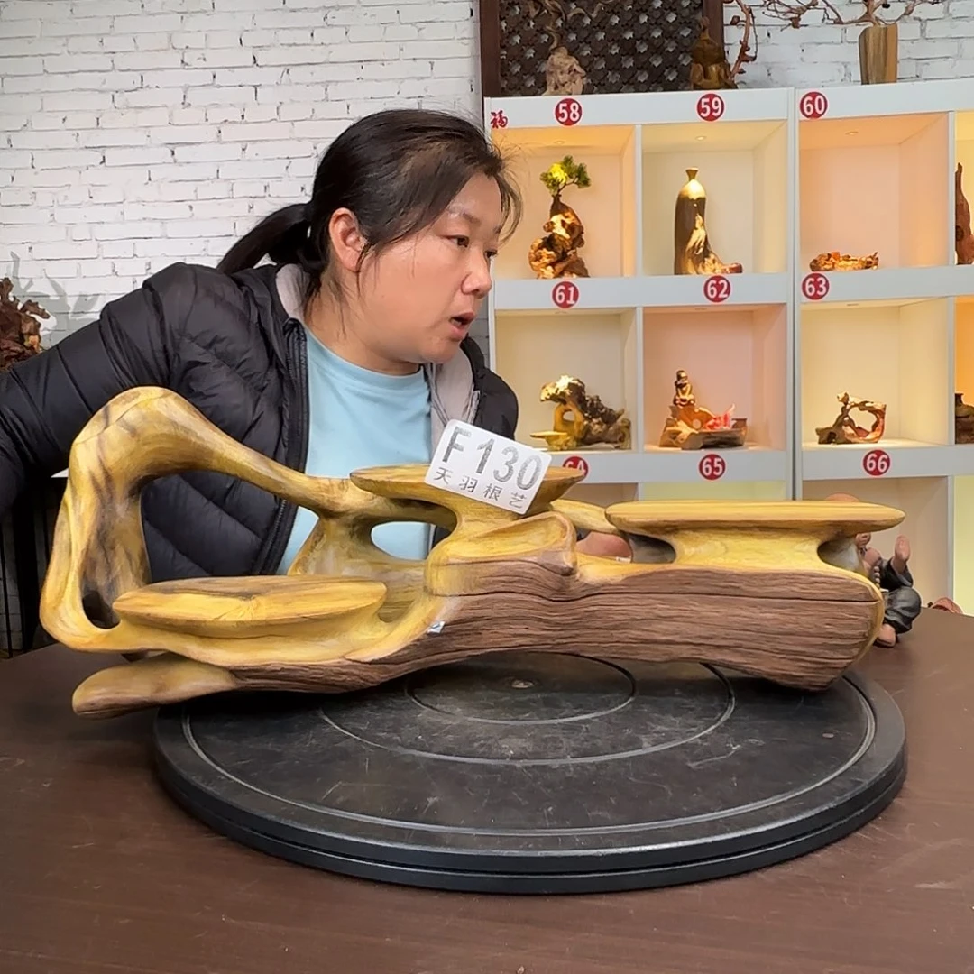 木佛****式130云南黄檀根艺摆台
