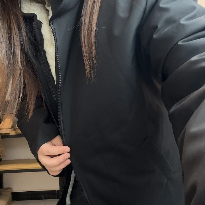 皮毛一体男士外套L