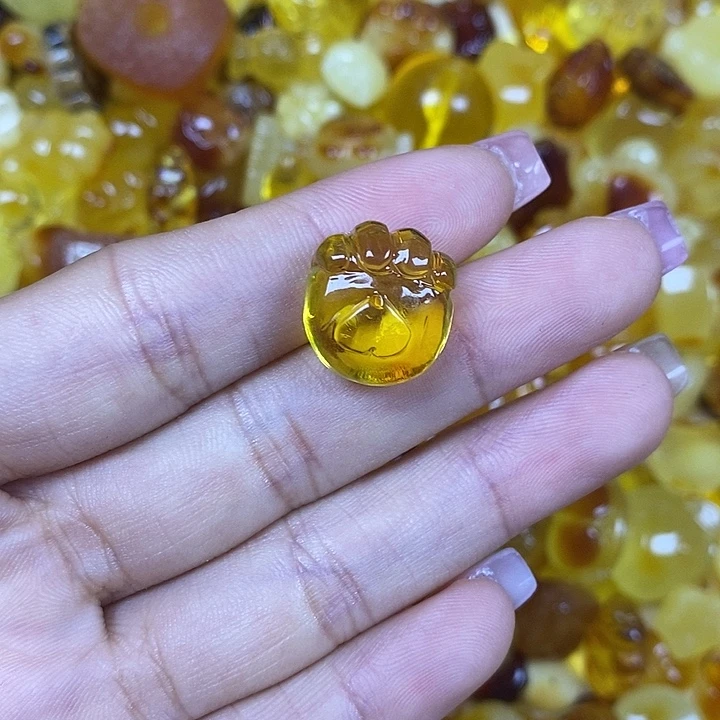 橄榄核吊坠小猫爪84