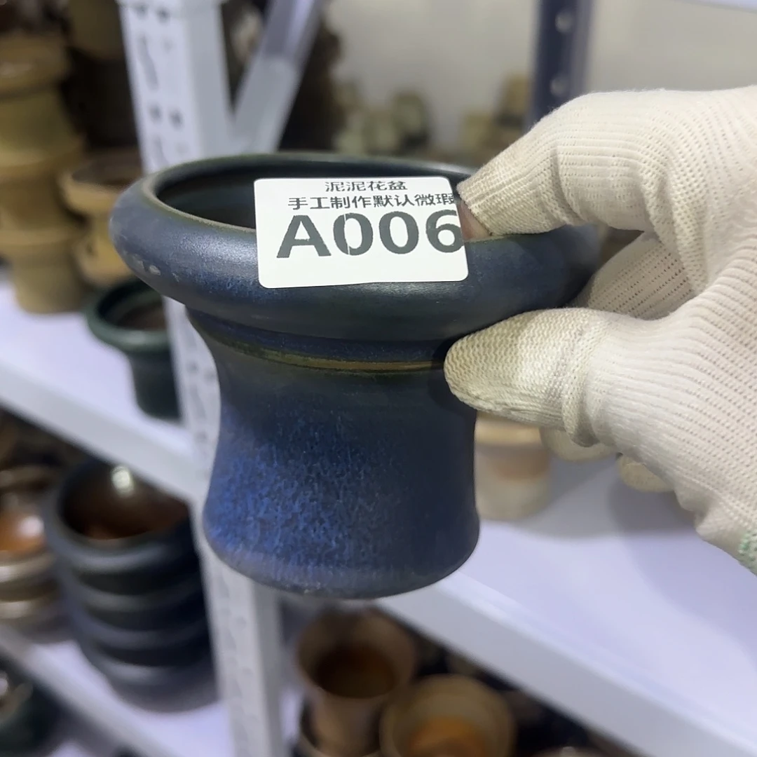 瓷片景德镇手工花盆